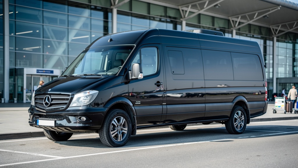 Mercedes Sprinter Negra - Minibus sin distintivos